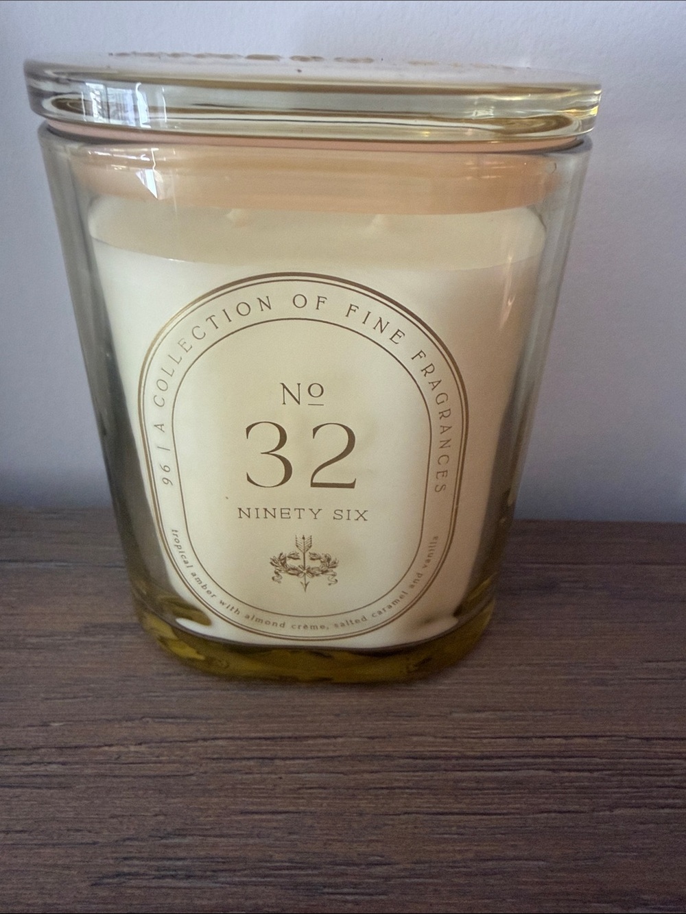 NWT No. 32 Ninety Six Scented Glass Jar Candle